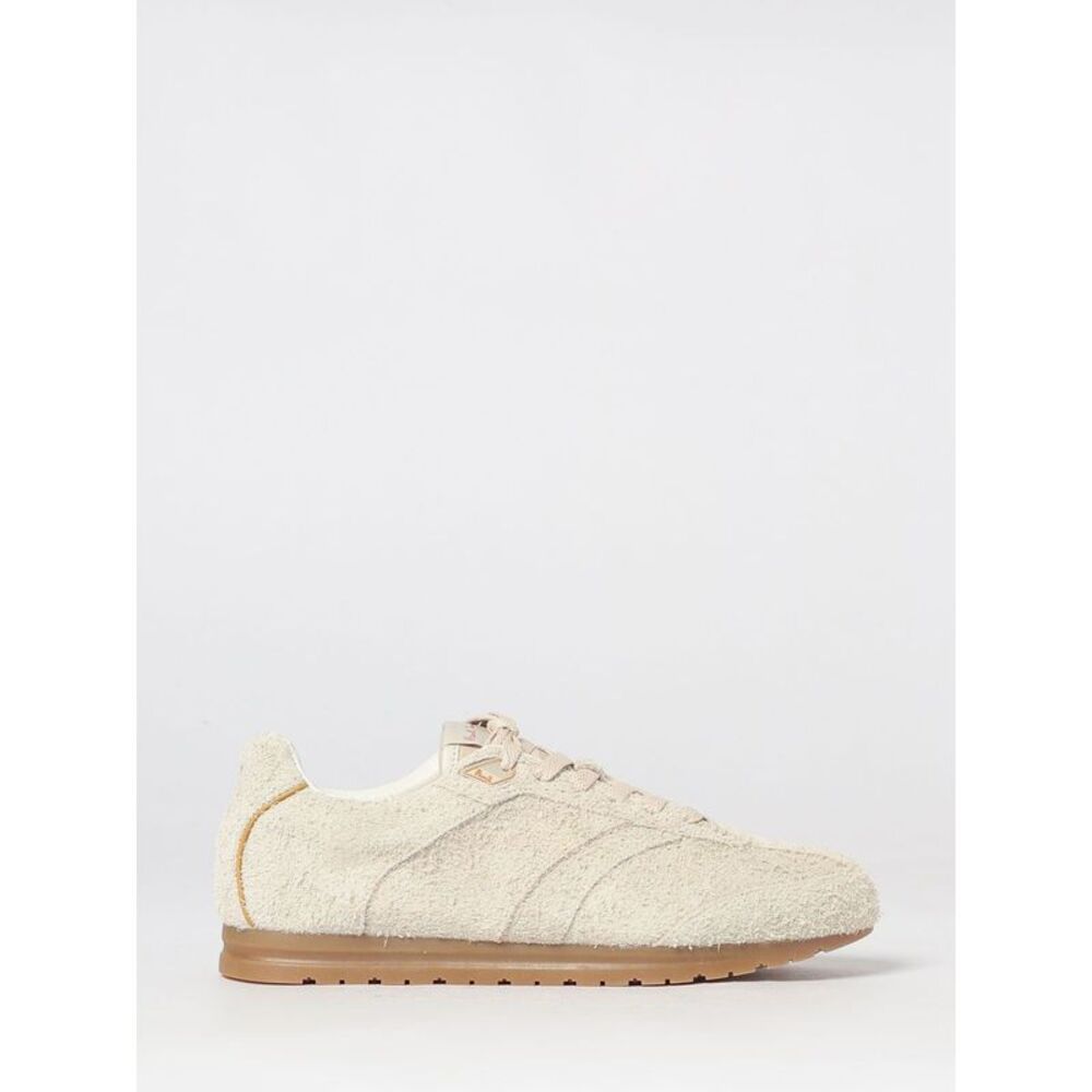 Paul Smith Men Shaggy Suede Leather Low Top Sneakers Paul Smith With Rear Logo